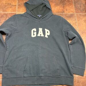 GAP Men's Faded Black Hoodie